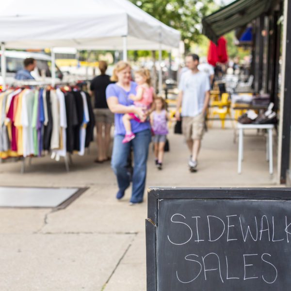 Sidewalk Sales Iowa City Downtown District