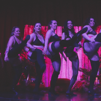 Burlesque Dancers in Lingerie