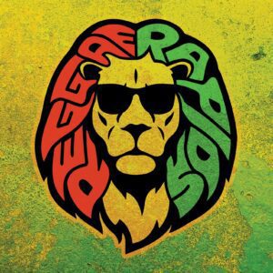 Rastafarian Lion with Sunglasses