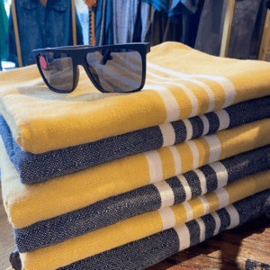 Linens and sunglasses