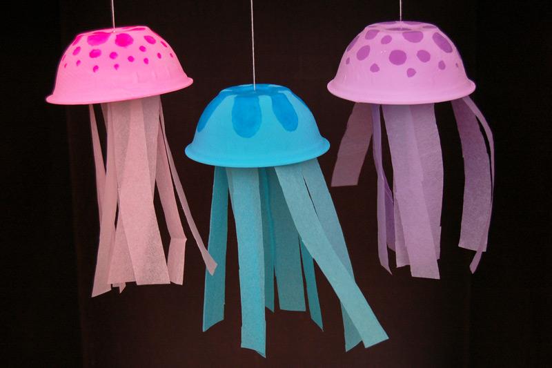 paper bowl jelly fish