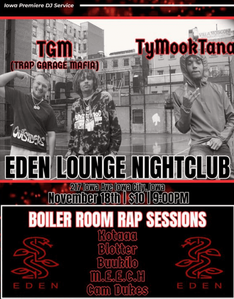 Goodwill Verdampen Danser Boiler Room Trap Sessions | Iowa City Downtown District